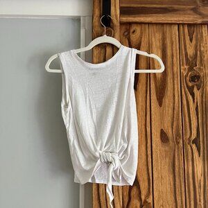 Banana Republic White Flowy Tank